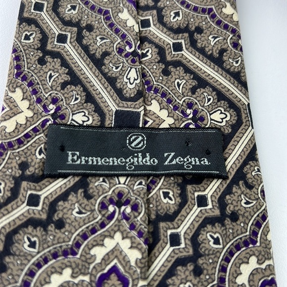 Ermenegildo Zegna Silk Tie - Picture 4 of 7